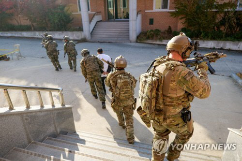 한미 특수부대 훈련 모습 사진(사진=연합뉴스)